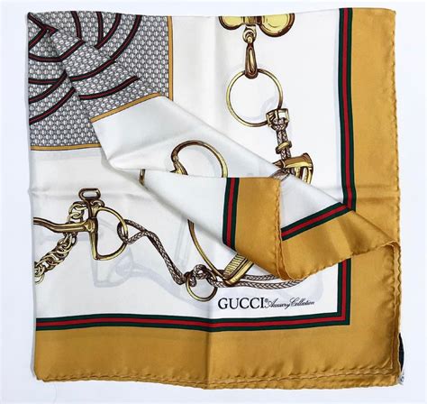 gucci horse gear silk scarf|authentic Gucci silk scarf.